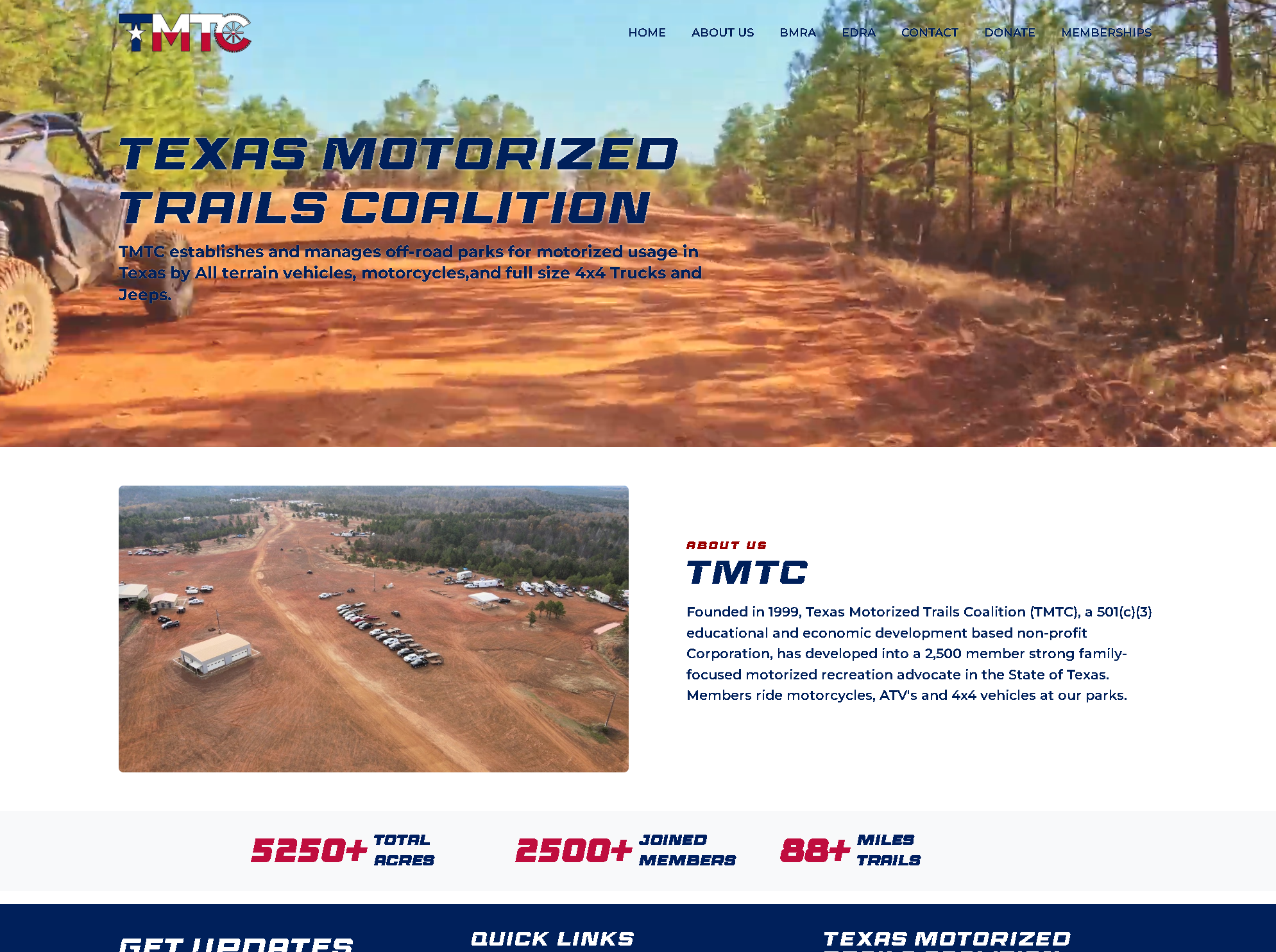 Texas Motorized Trails Coalition - Advocacy Website