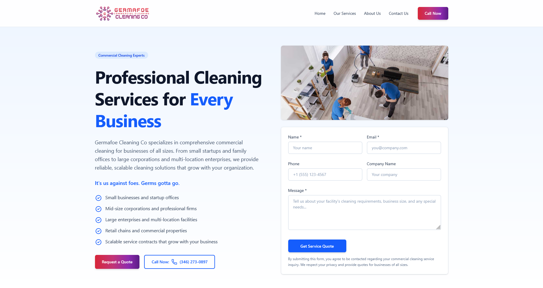 Germafoe Cleaning Co - Professional Cleaning Services